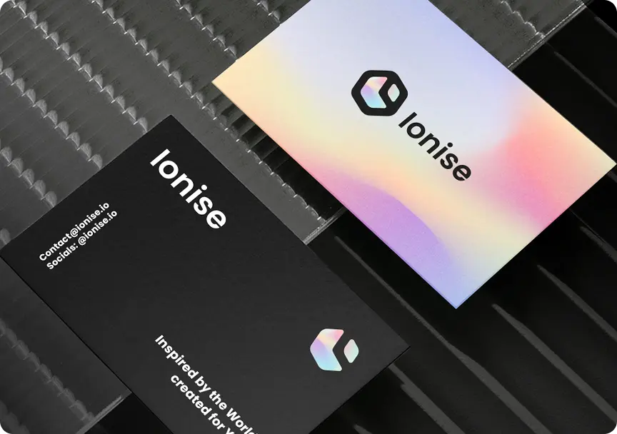 duck.design subscription project — Ionise brand identity