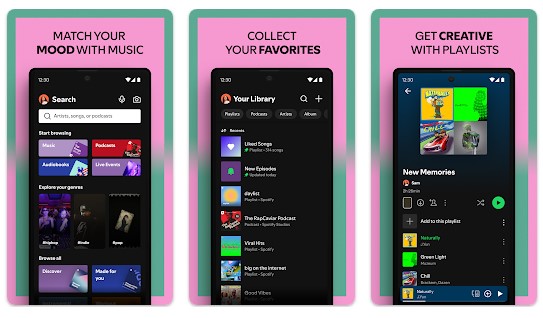 Spotify app example