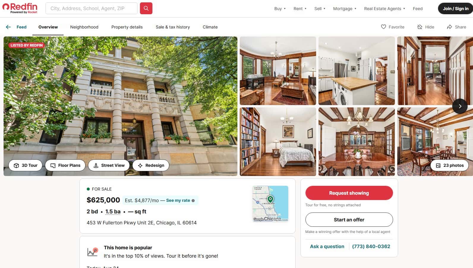 Redfin website