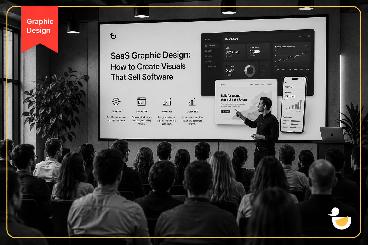 SaaS Graphic Design: How to Create Visuals That Sell Software
