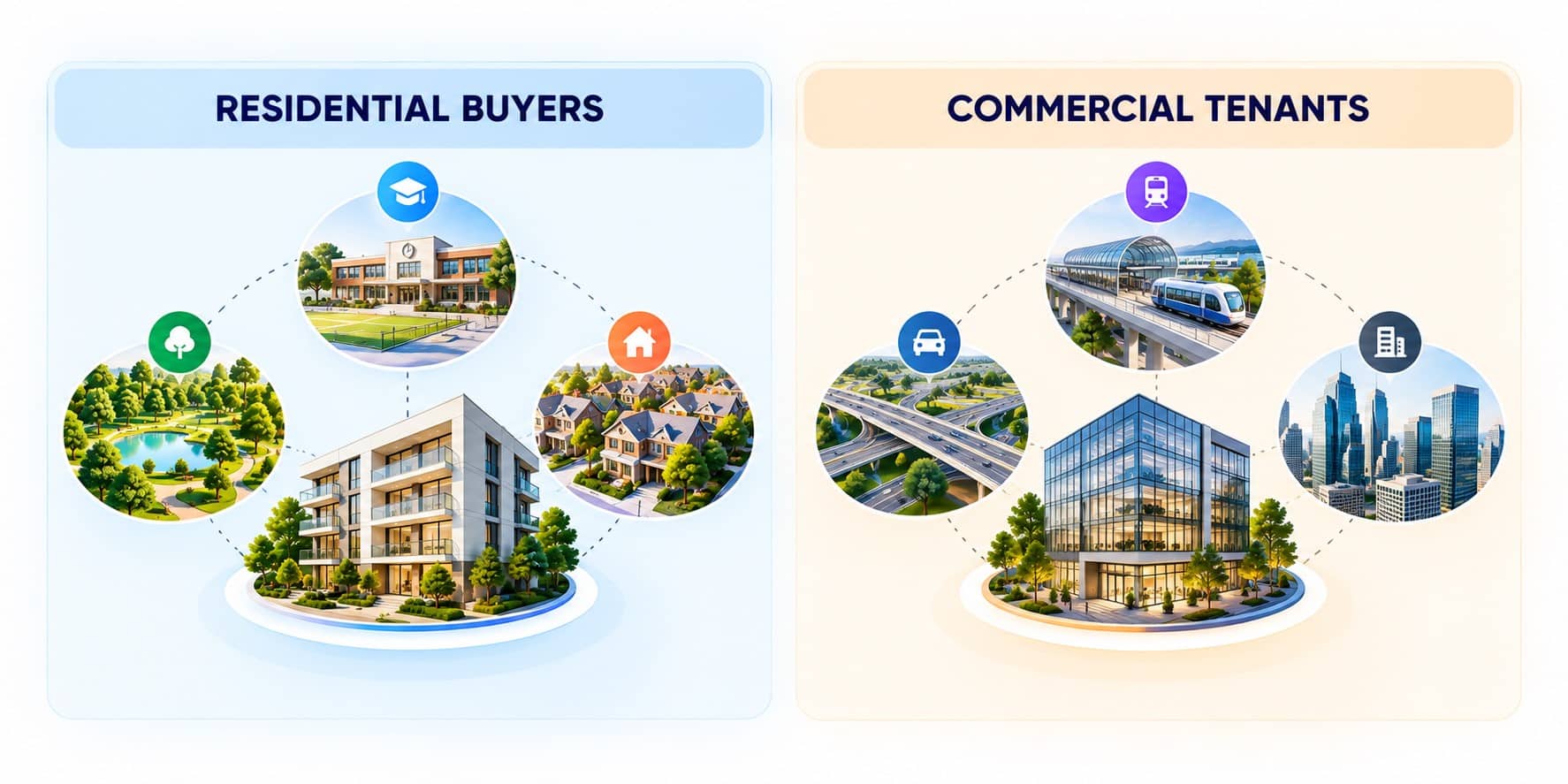 residential buyers and commercial